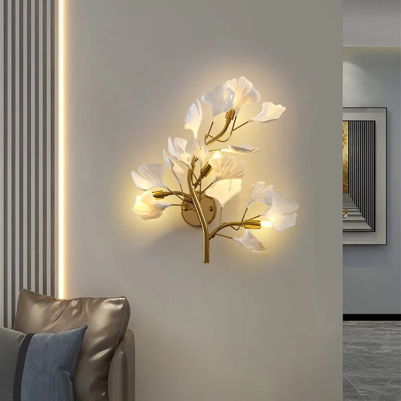 Jasmine Leaf Wall Lamp