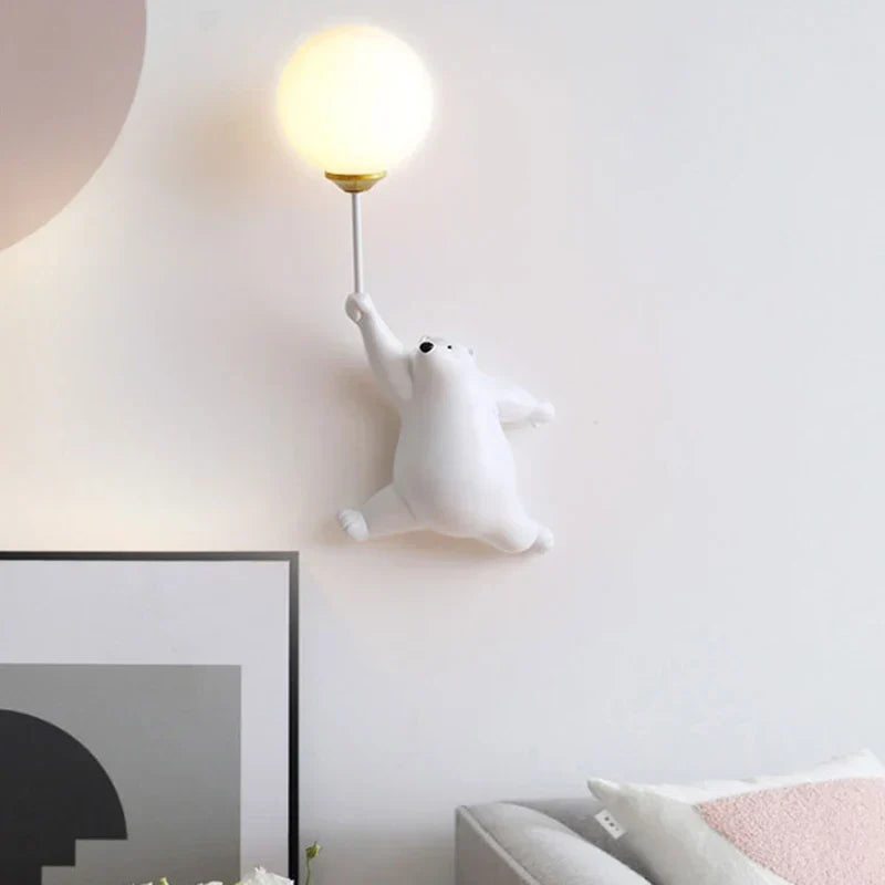 Polar Bear Wall Lamp