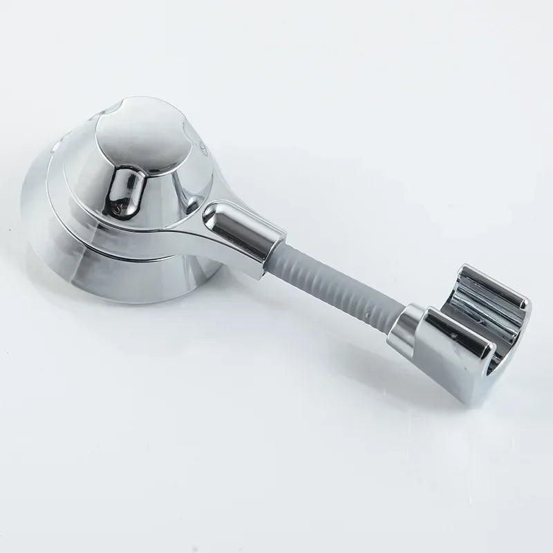 Sara Adjustable Suction Cup Shower Head Holder – Punch-Free, Multi-Angle Rotating Shower Bracket