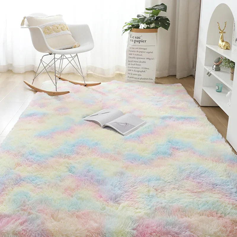 Sara Plush Nordic Lounge Rug para Sala de Estar y Dormitorio - Suave, Acogedor y Decoración Moderna para el Hogar