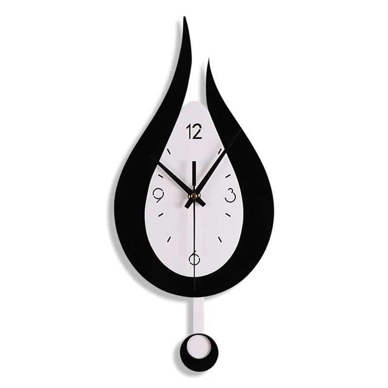 Modern Water Drop Wall Clock