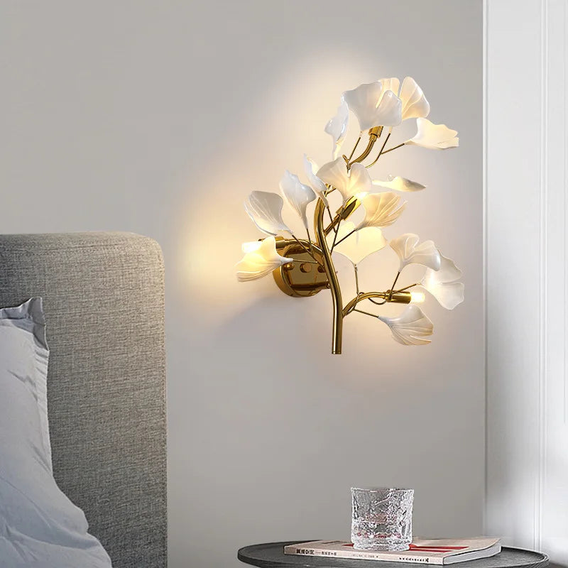 Jasmijnblad Wandlamp