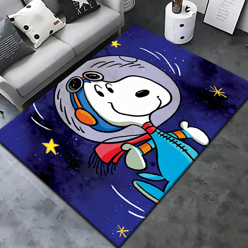 Alfombra Grande Impresa de Winnie HD Cartoon – Decoración para el Hogar y Exterior