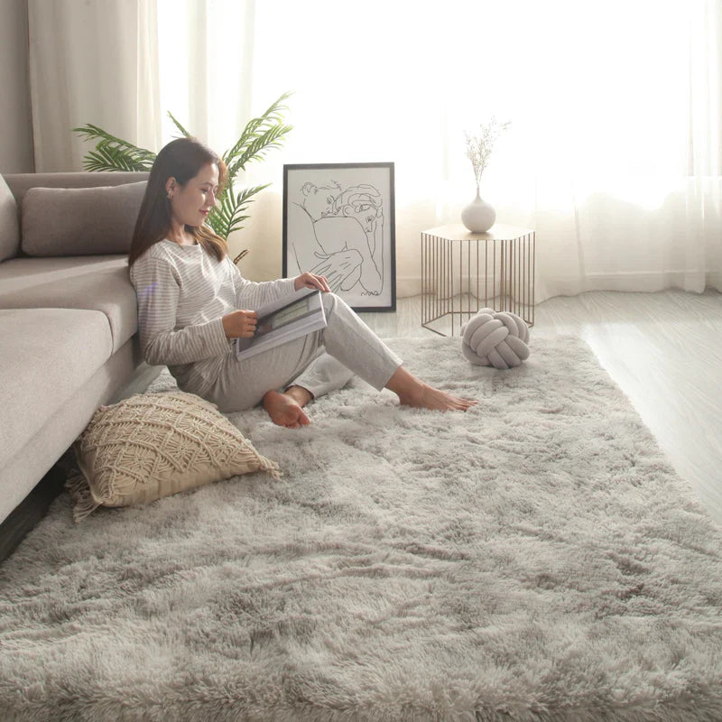 Sara Plush Nordic Lounge Rug for Living Room & Bedroom - Soft, Cozy, and Modern Home Decor