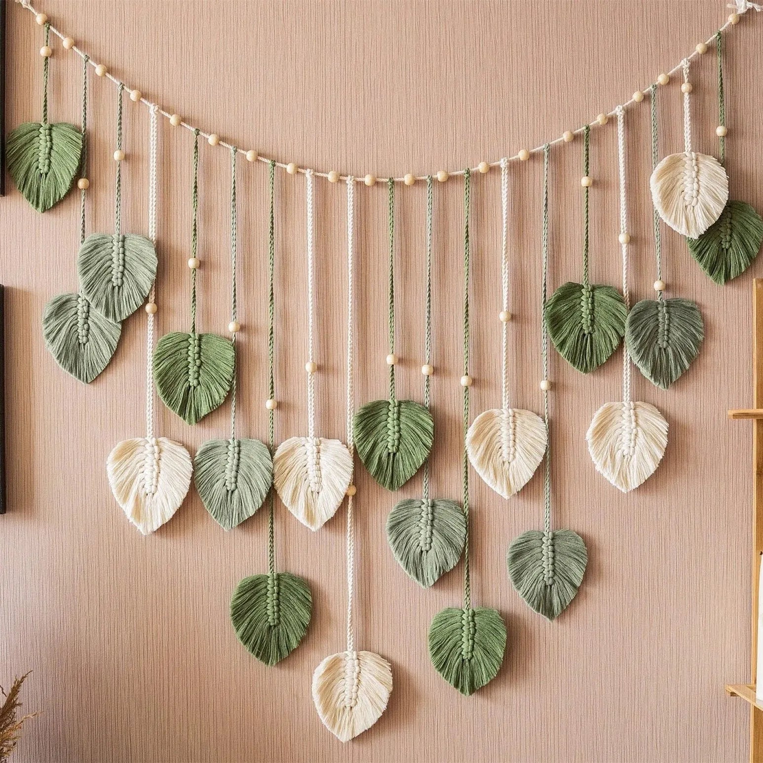 Botanical Leaves Wall Hanging