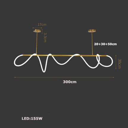 Kolia LED Dimmable Fekete Fehér Arany Króm Mennyezeti Designer