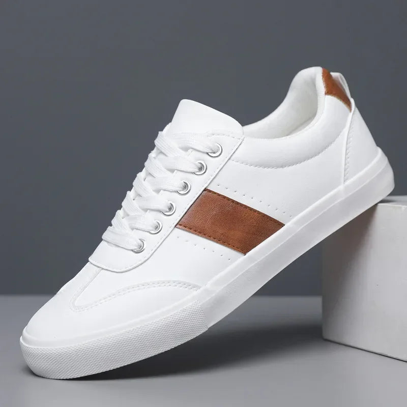 Sneakers in pelle stile street