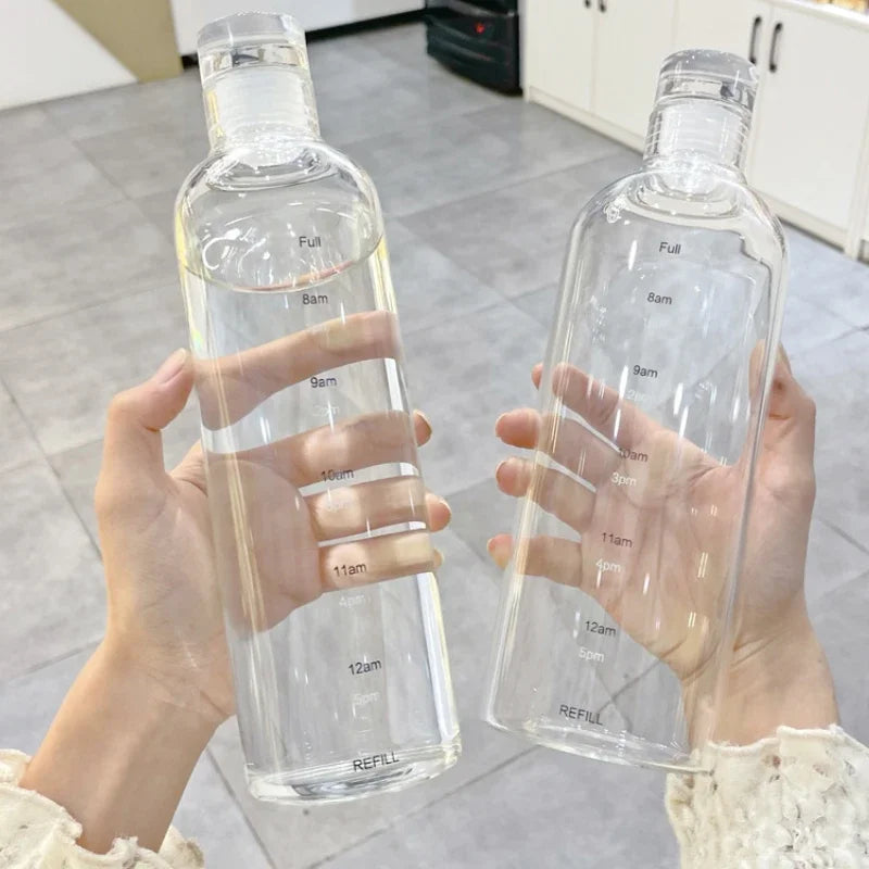 Botellas modernas con rastreador de hidratación