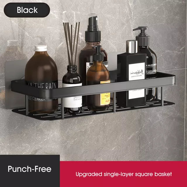 No-Drill Bathroom Corner Shelf: Stylish and Practical Shower Storage Solution