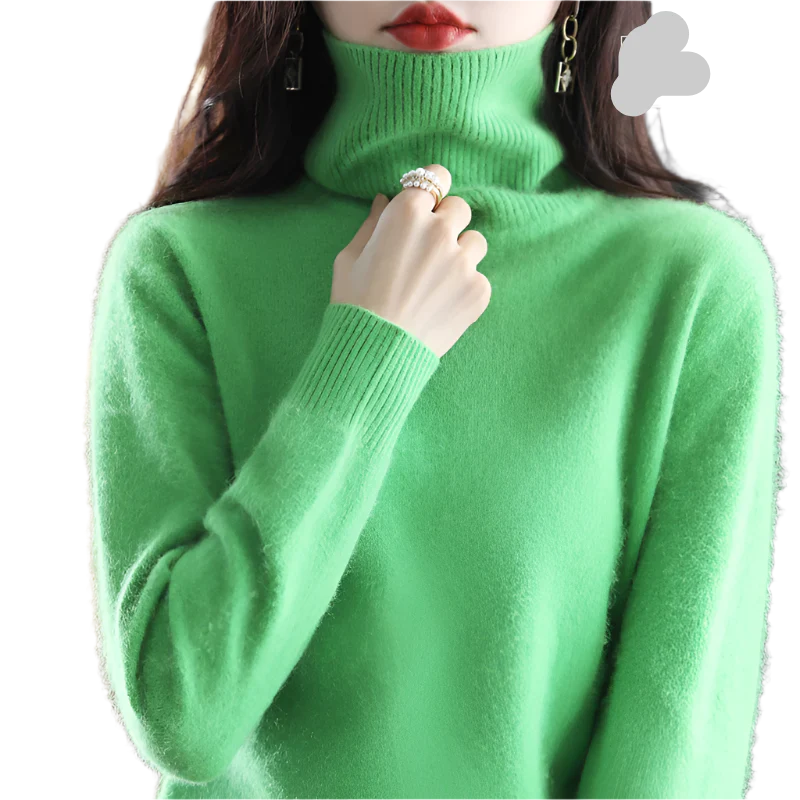 Sinead: Japanese-knit 100% Cashmere Turtleneck Sweater for women: autum&winter essential