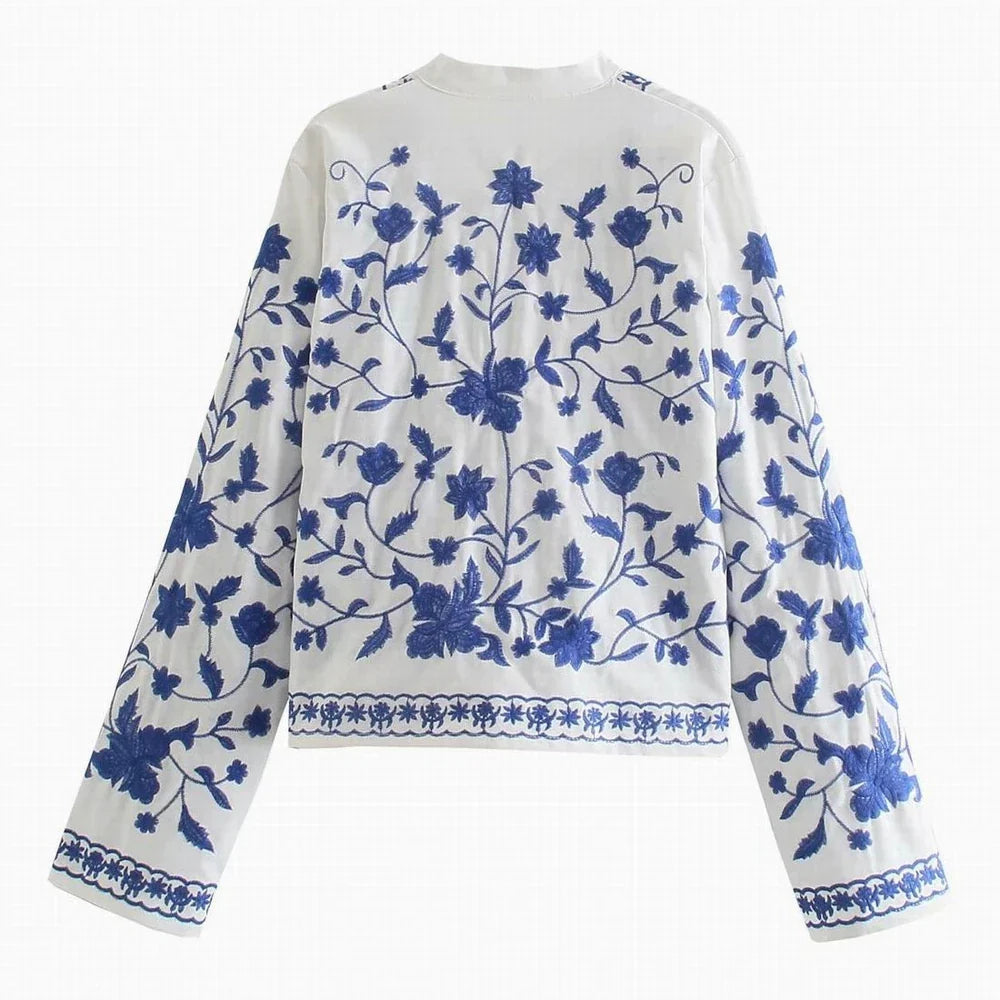 Boho Bloom Cardigan/blus