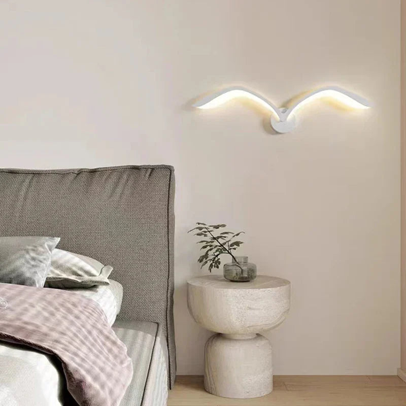 Seagull Bird Vegglampe Sconce