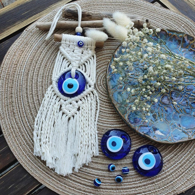 Handmade Evil Eye Wall Hanging