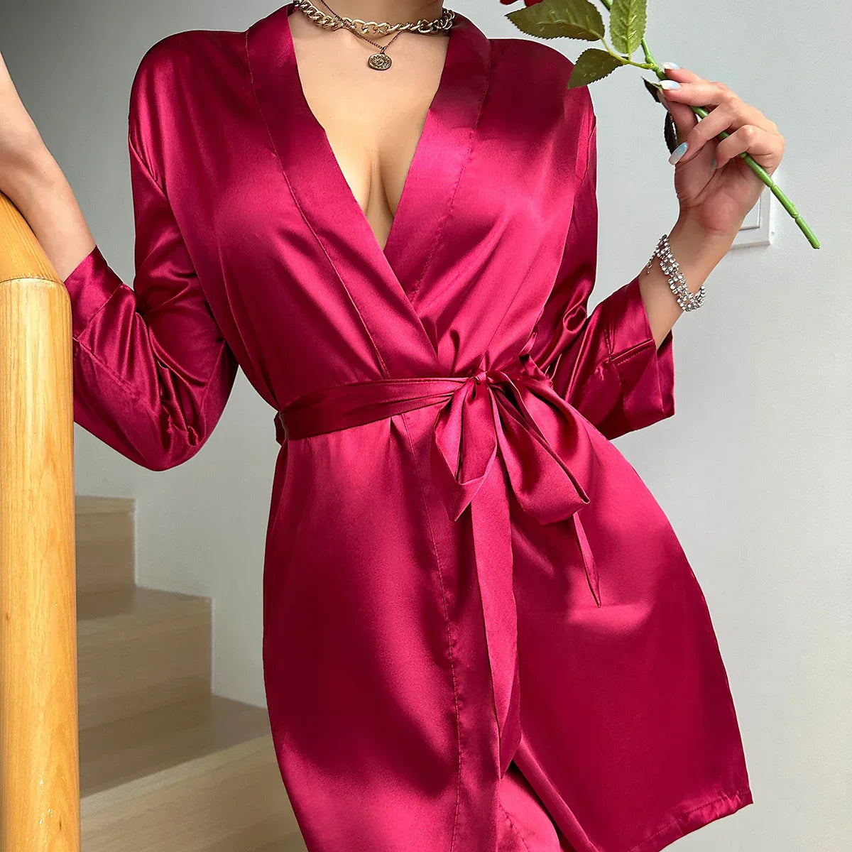 ChicWrap – Rochie de dimineață elegantă