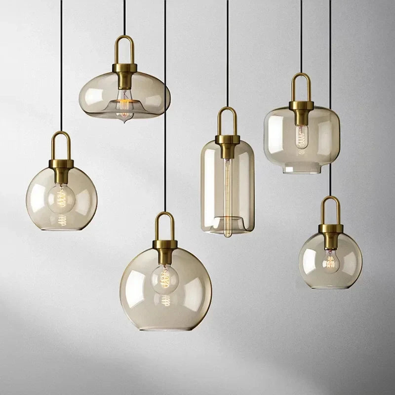 Moderne Rookglas Hanglamp