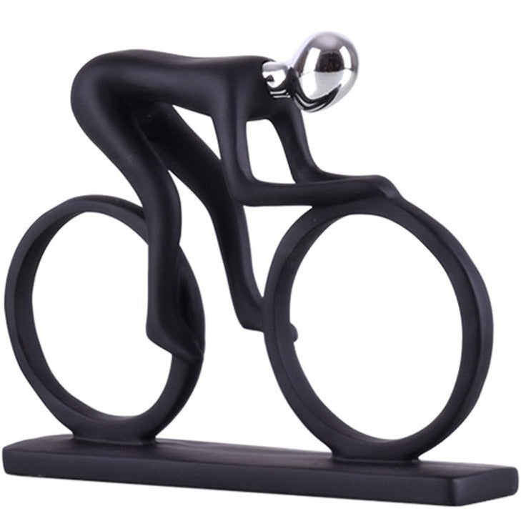 Vrimlo® Nordic Abstract Cyclist Sculpture