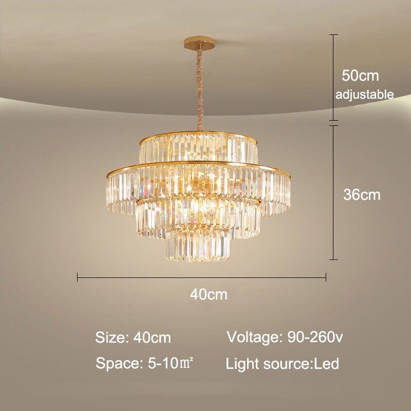 Mina Crystal Chandelier