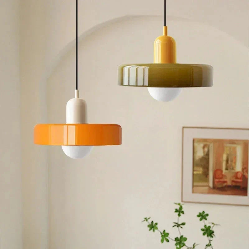 Collection de petites lampes suspendues Candy Glow