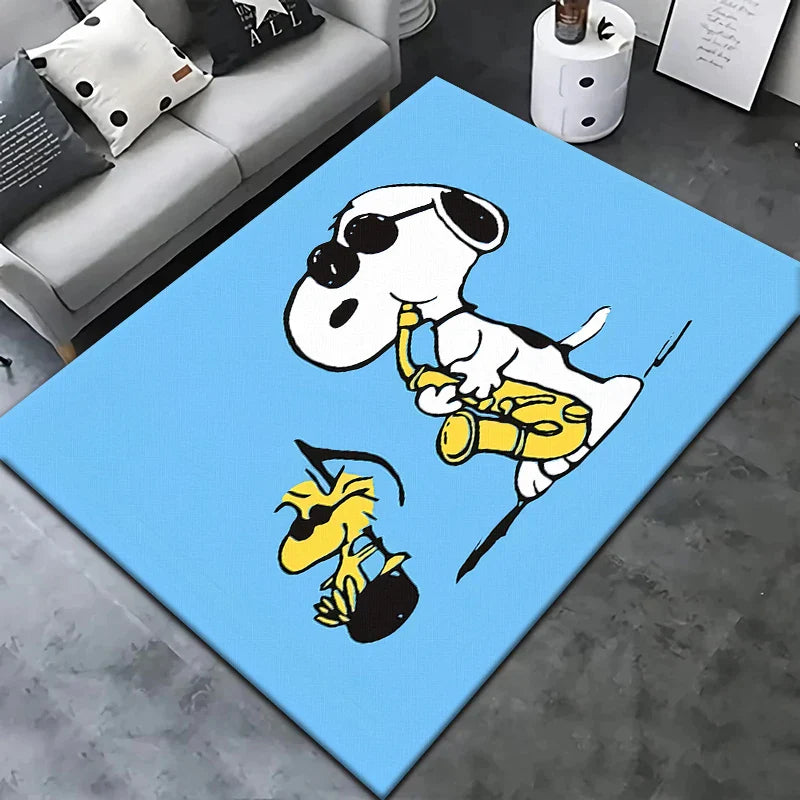 Alfombra Grande Impresa de Winnie HD Cartoon – Decoración para el Hogar y Exterior