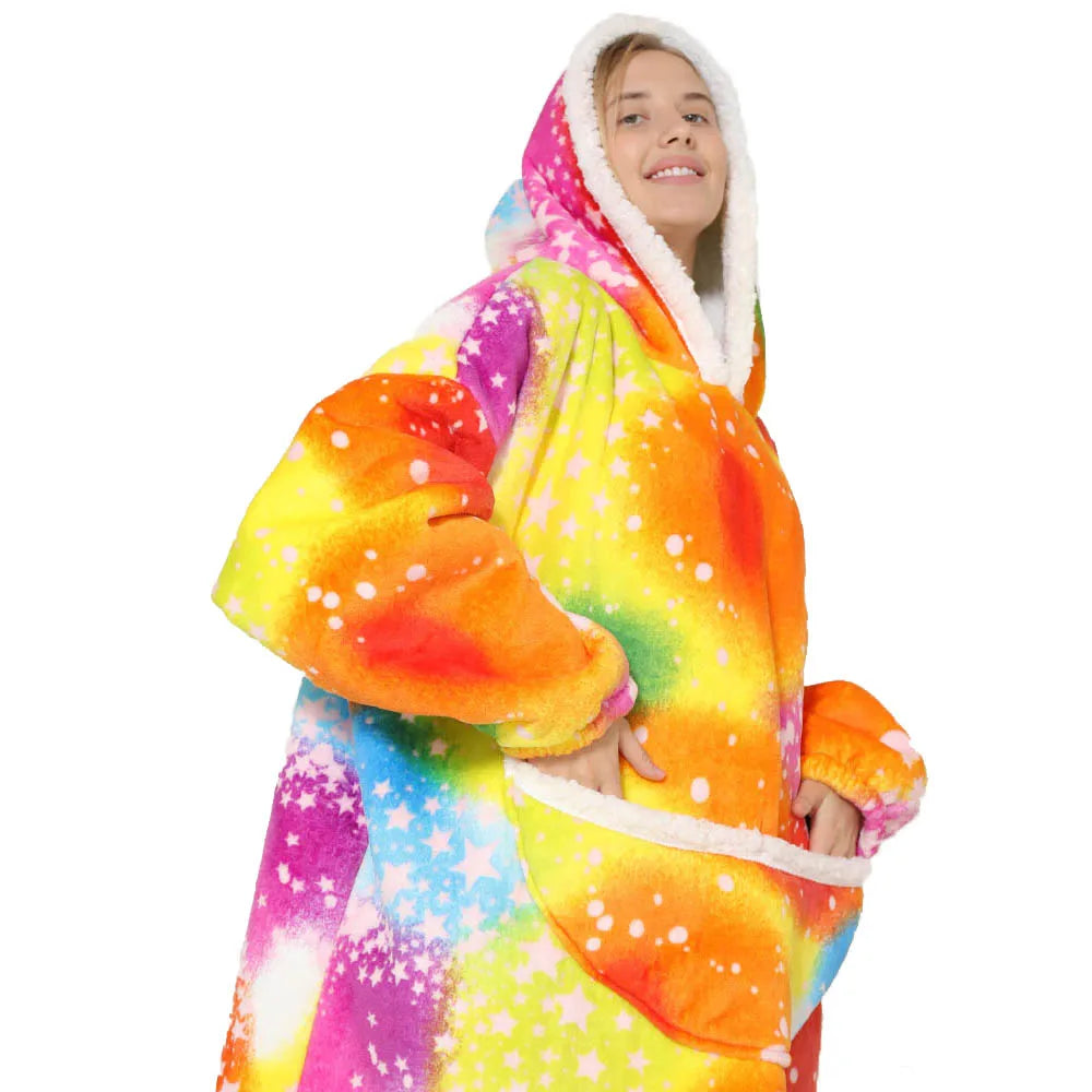 SnugJoy - Fleece with Hood in bright colors