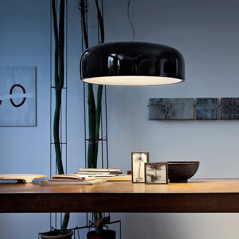 Scandinavische minimalistische ronde hanglamp