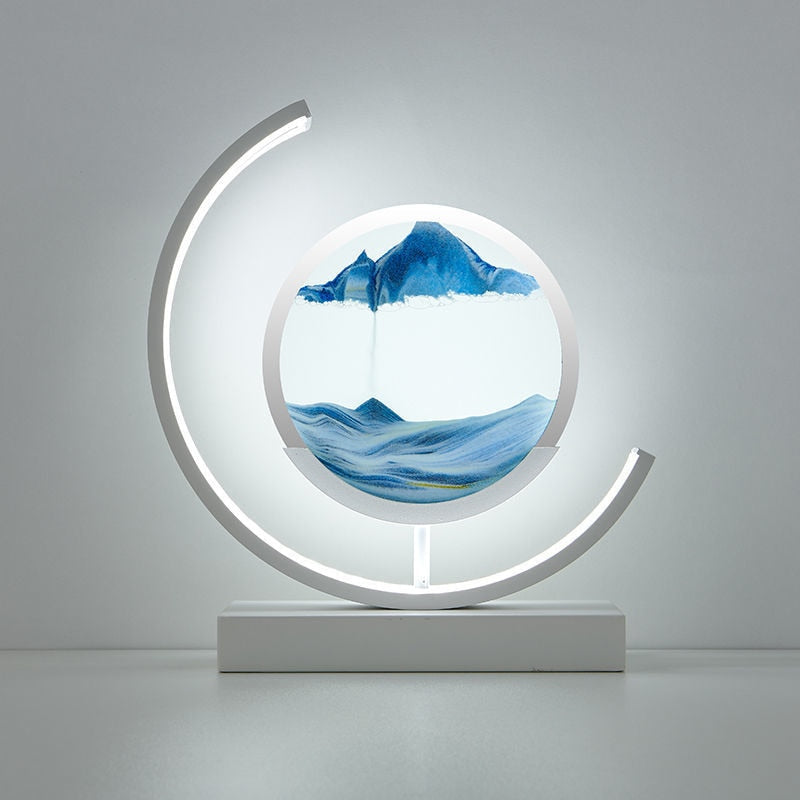 Vrimlo® Zand- en Waterbewegend Kunst LED Maanlamp