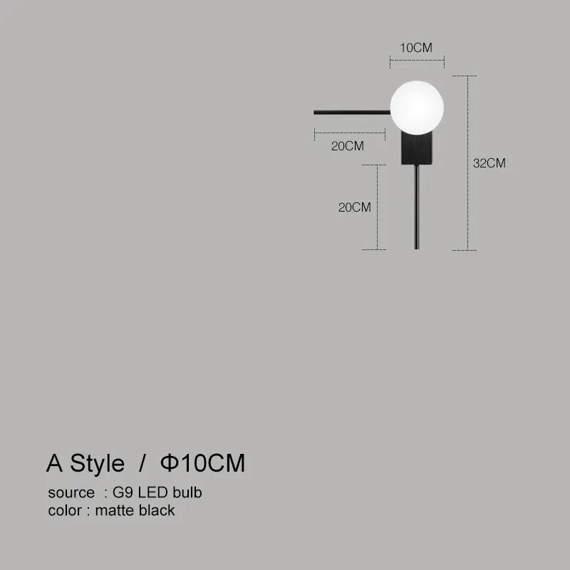 IAN Shiri Modern Creativity Wall Lights