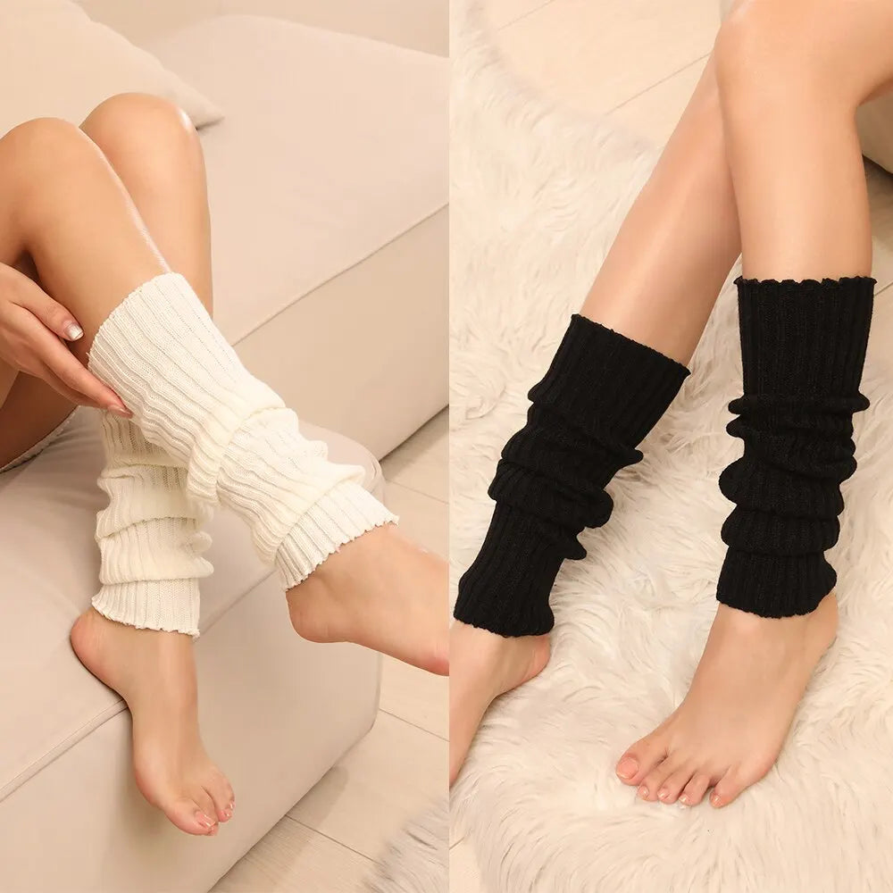 Chic Bubble Knit Socks - Stylish Korean Lolita Leg Warmers for Women