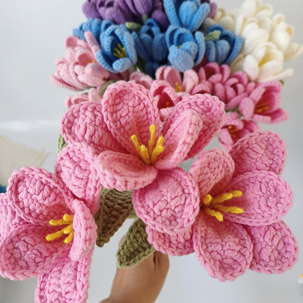 Tulip Crochet Bouquet decor