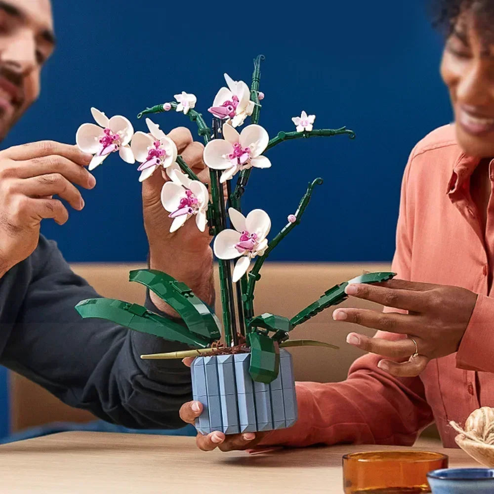 Sara's Bloom DIY Kytice květin – Dárková sada stavebnic růží a orchidejí