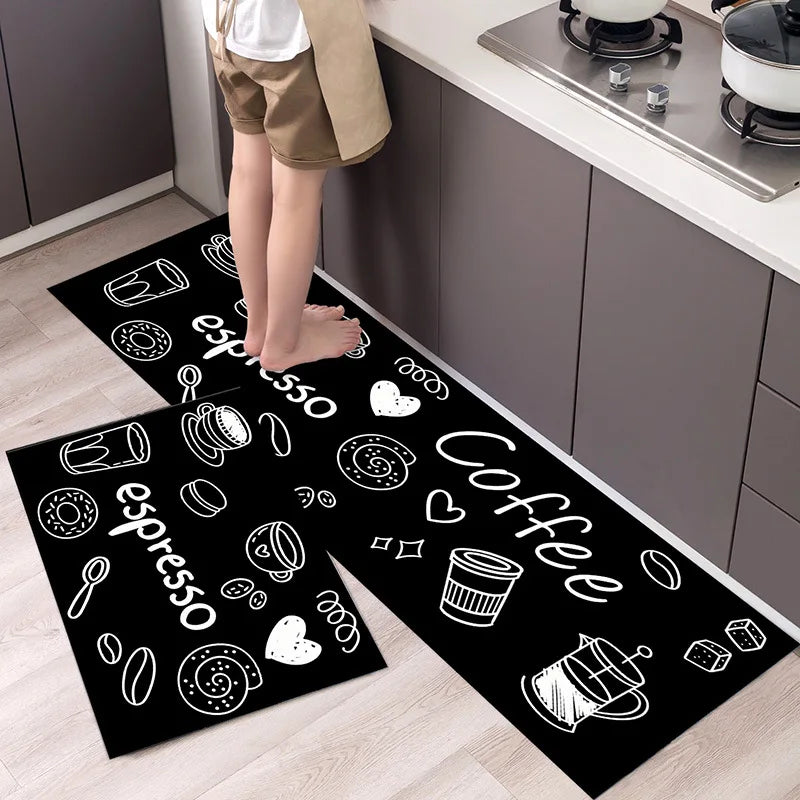 Nordic Home Sara Kitchen Mat – Modern Anti-Slip & Waterproof Rug