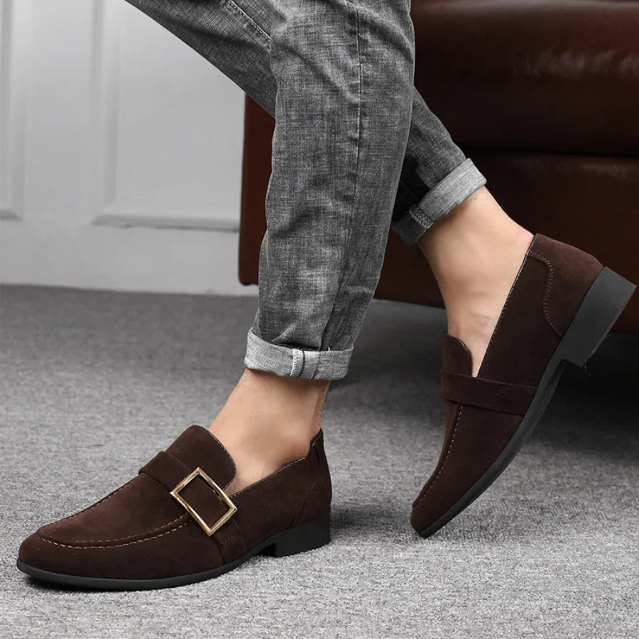 Suède loafers van Vincenzo