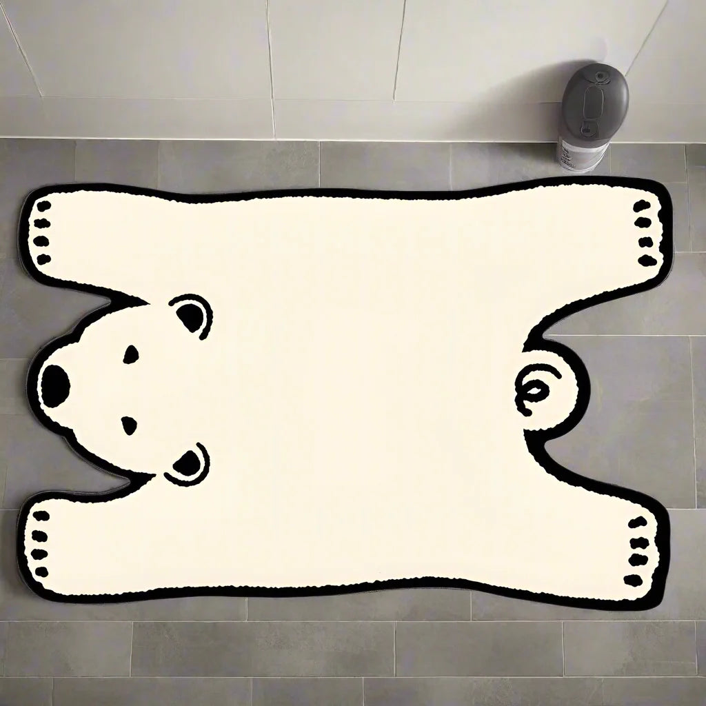 Tapis de bain en diatomite Winnie Quick-Dry Cartoon – Absorbant et antidérapant