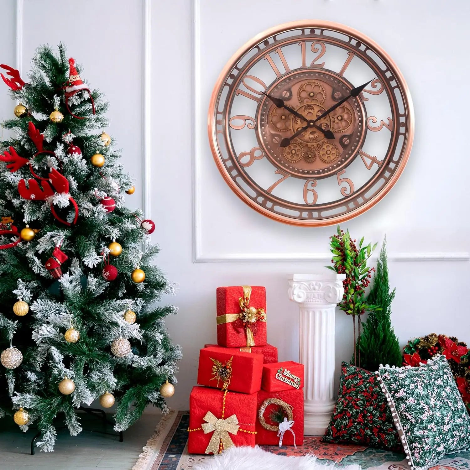 CopperTime - Antique Office Wall Clock