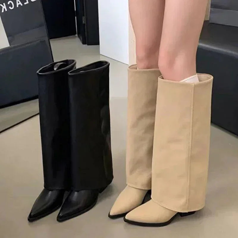 Emi's Trend High Boots - Knähöga klackar för kvinnor