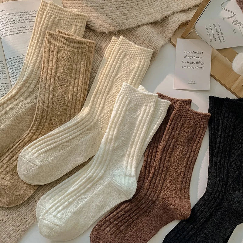 Candy’s Cozy Cashmere Socks - 3 Pairs Women's Winter Warmth Set