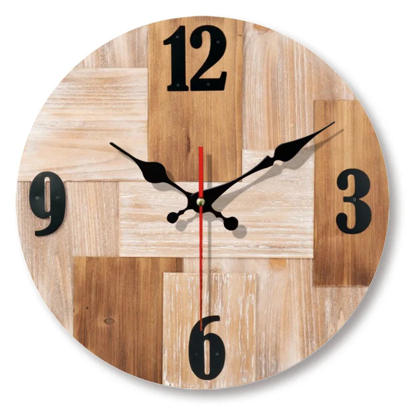 WoodGrain – Wall Clock in Wood Design