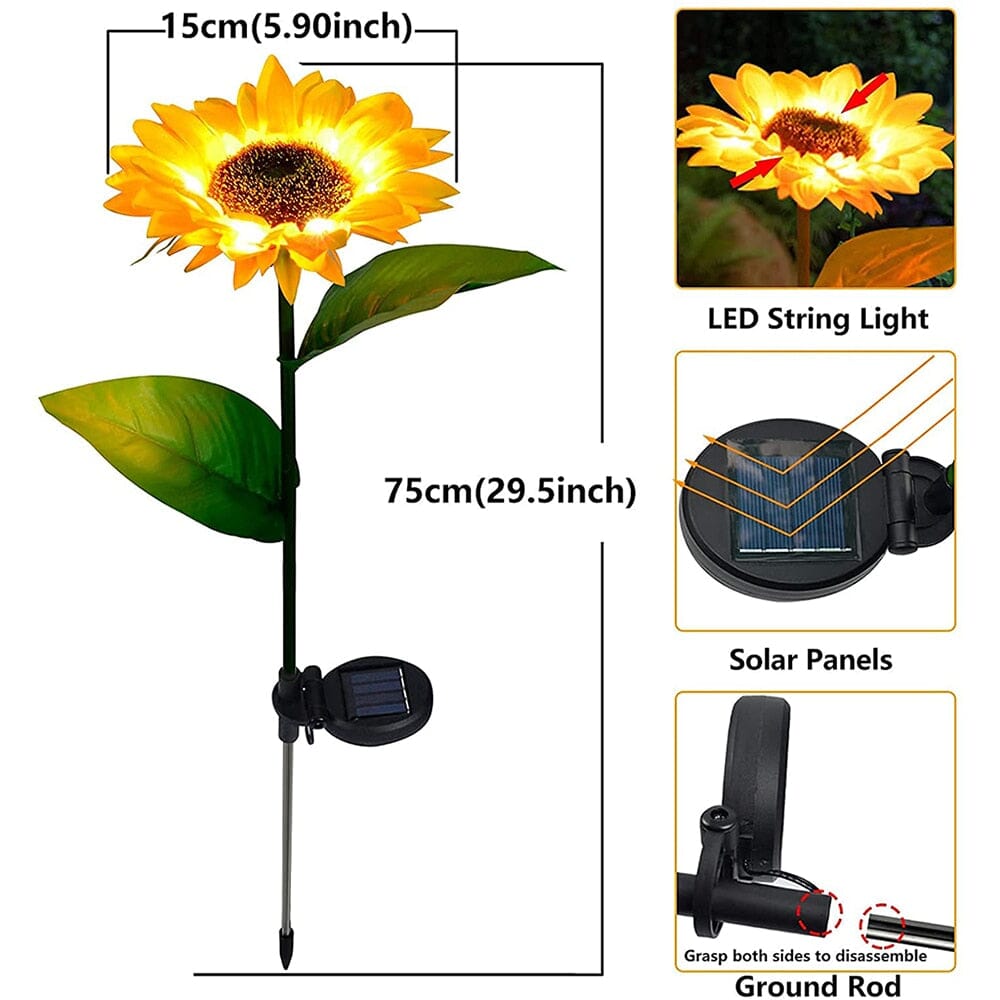 Zonnebloem tuin LED-lampen