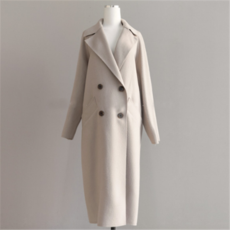 Acelya - Long wool coat | winter jacket