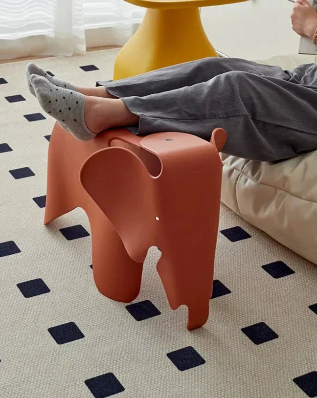 Modern Origami Elefant Pall Ottoman Dekor