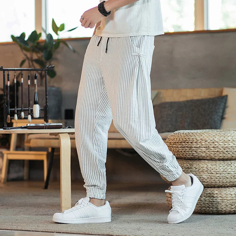 Tokyo Bay Fusion™ Cotton Linen Trousers