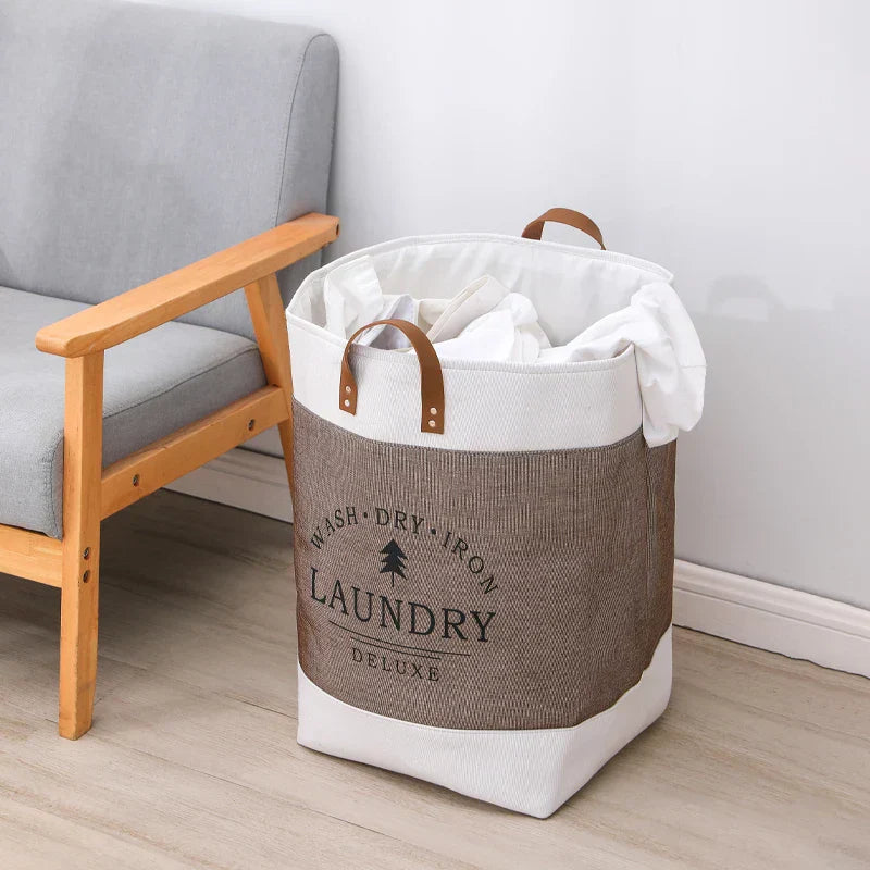 Chic Laundry Hamper With Handles