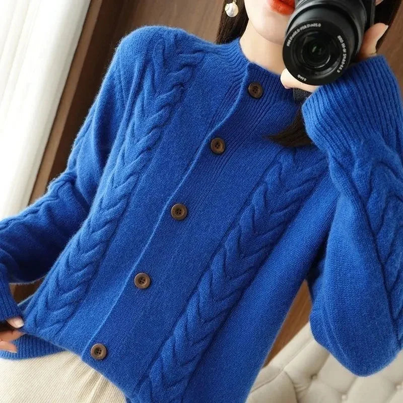 Elegant strikket cardigan