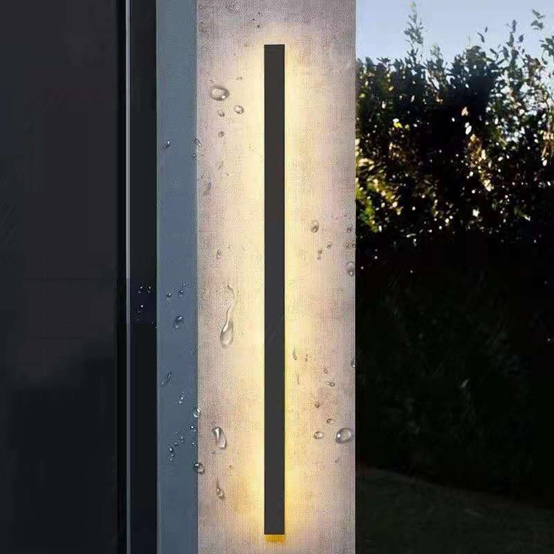 QLT Loong - Aplique LED largo para exterior moderno impermeable IP65