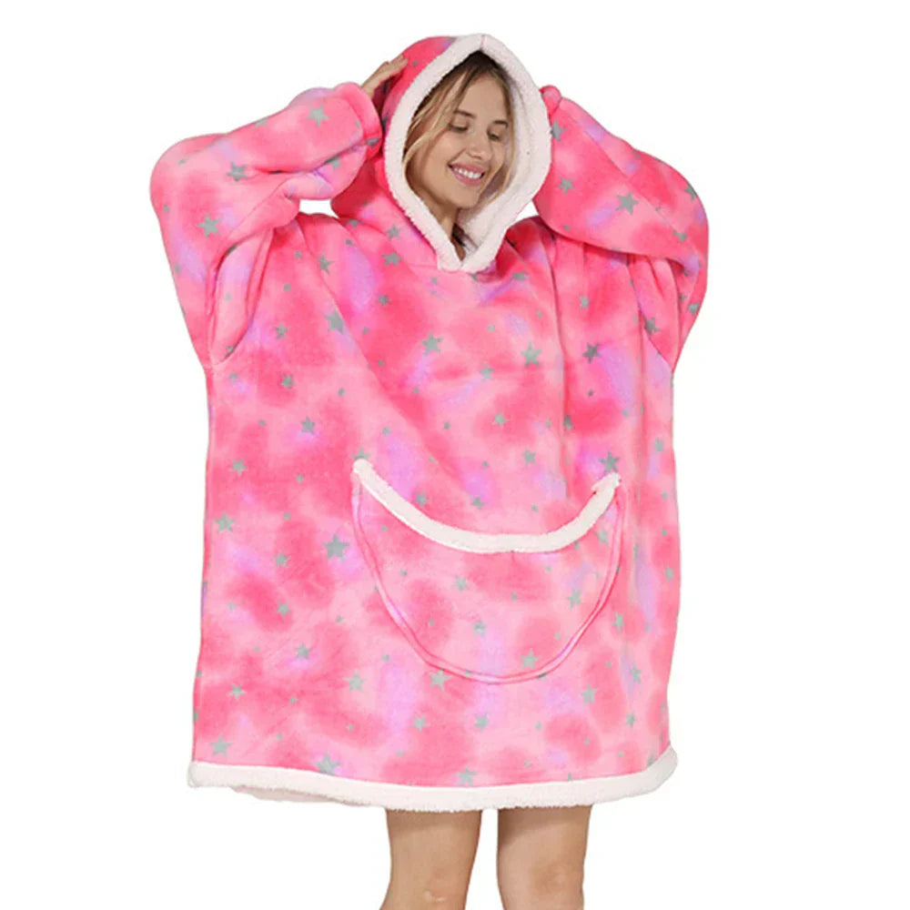 SnugJoy - Fleece with Hood in bright colors