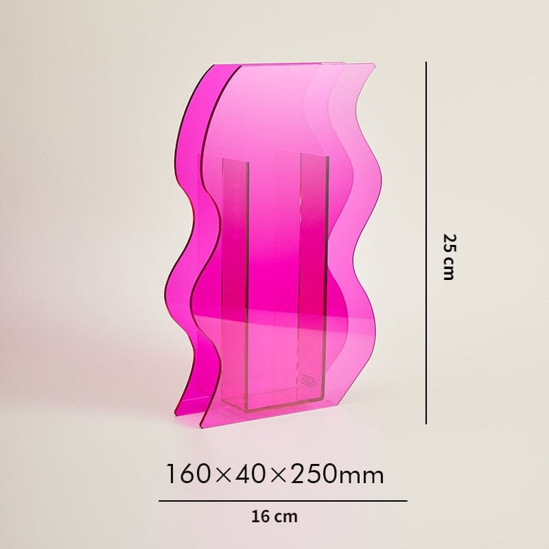 Konstnärlig akrylvase