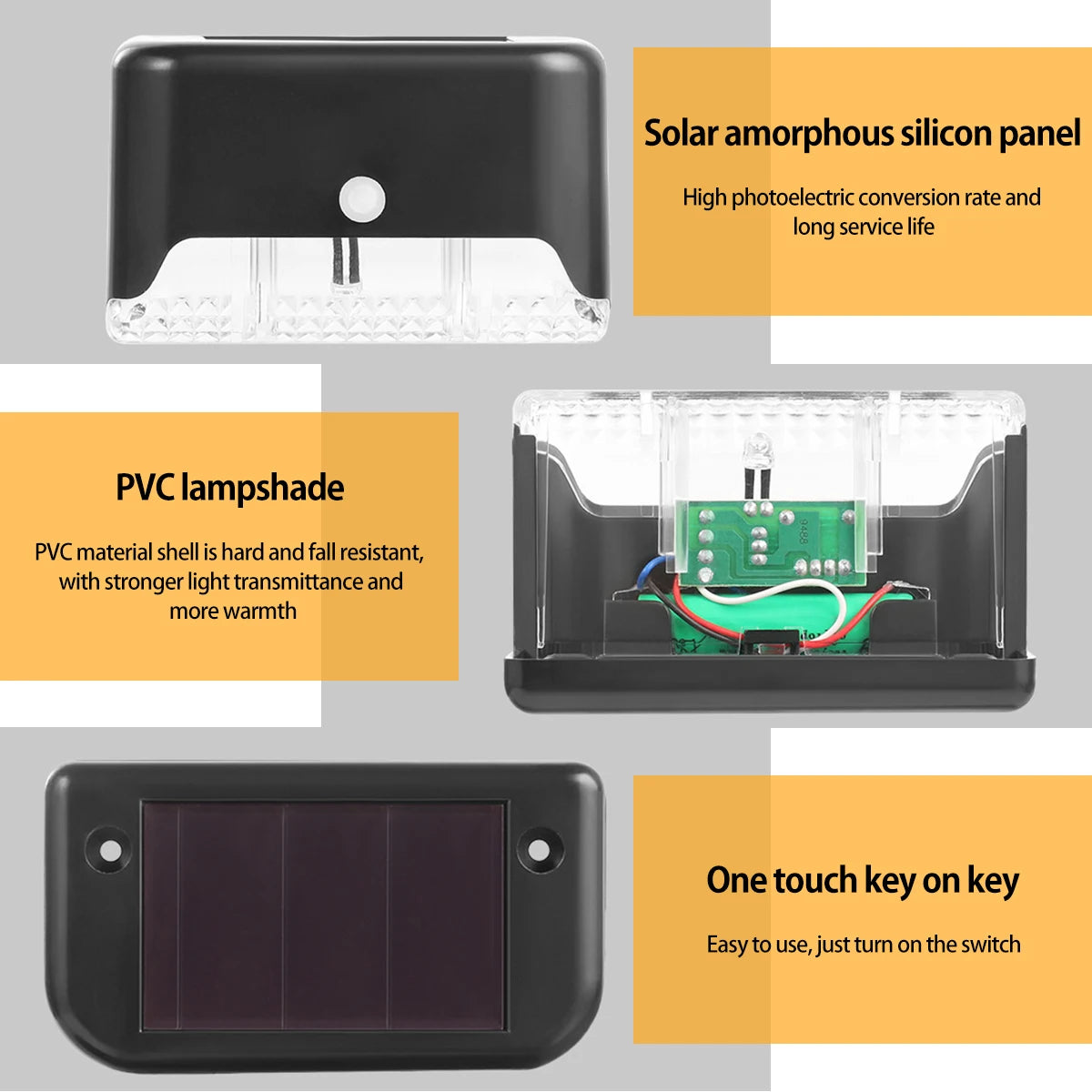 Luz solar para cercas™ | Por juego de 4