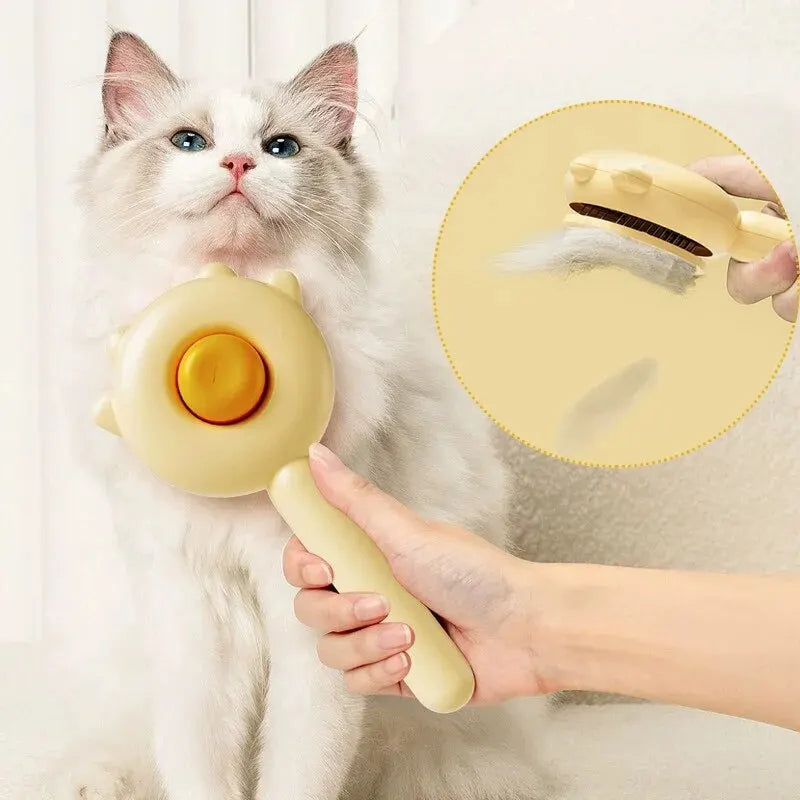 BrushMagic - Peigne de nettoyage pour animaux avec massage