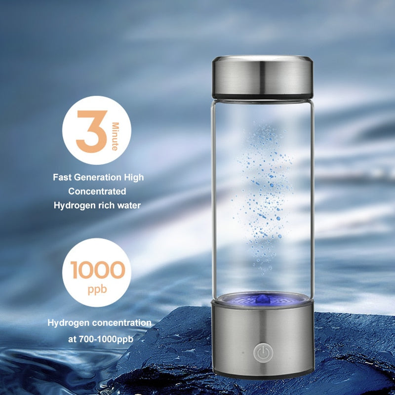 Portable Hydrogen Water Generator, 450ml