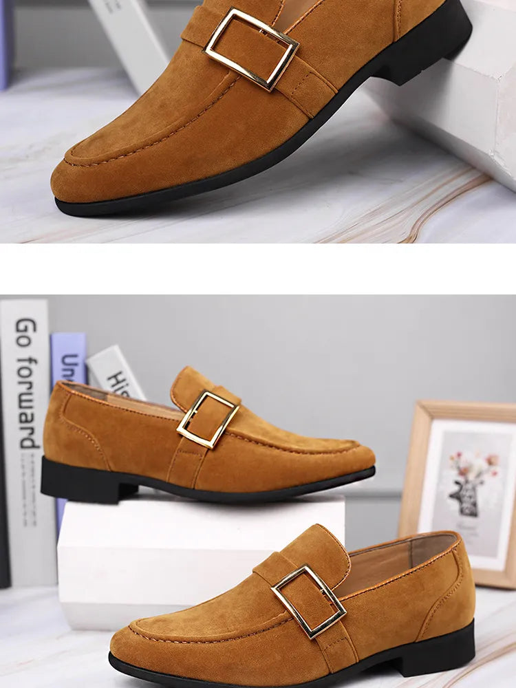 Suède loafers van Vincenzo